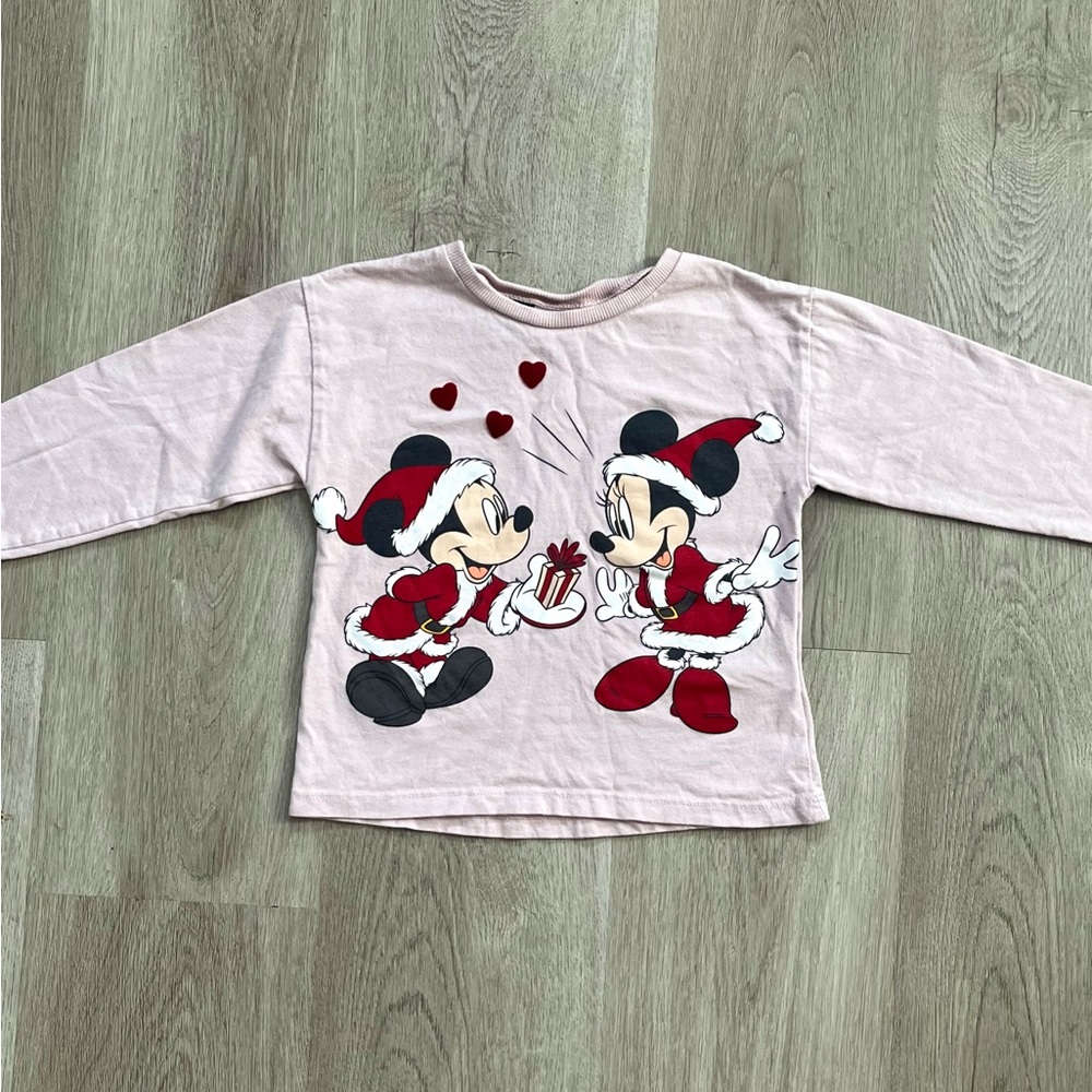 ZARA Mickey & Minnie Long Sleeve Shirt